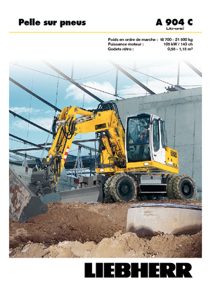 व्हील एक्सकेवेटर Liebherr A 904 C Litronic