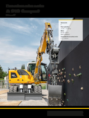 व्हील एक्सकेवेटर Liebherr A 910 Compact Litronic