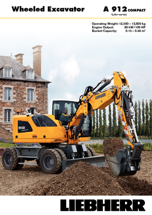 व्हील एक्सकेवेटर Liebherr A 912 Compact Litronic