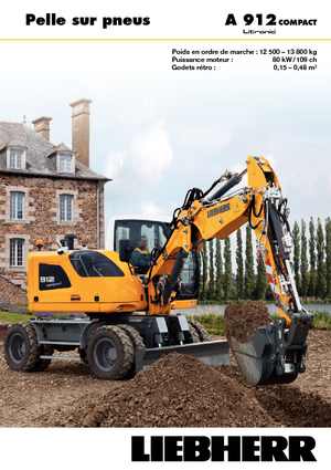 व्हील एक्सकेवेटर Liebherr A 912 Compact Litronic