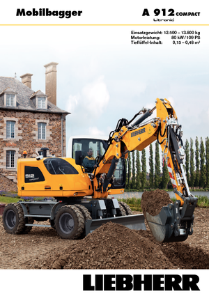 व्हील एक्सकेवेटर Liebherr A 912 Compact Litronic