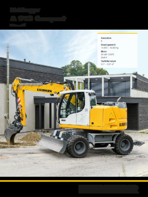 व्हील एक्सकेवेटर Liebherr A 913 Compact Litronic G6.0