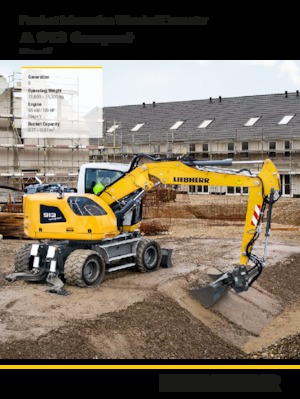व्हील एक्सकेवेटर Liebherr A 913 Compact Litronic G6.0