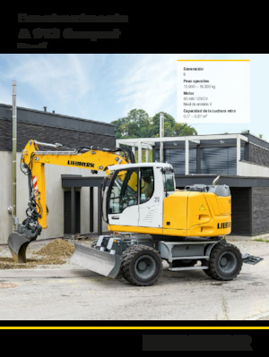 व्हील एक्सकेवेटर Liebherr A 913 Compact Litronic G6.0