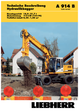 व्हील एक्सकेवेटर Liebherr A 914 B Litonic