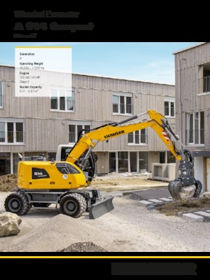 व्हील एक्सकेवेटर Liebherr A 914 Compact Litronic G6.0