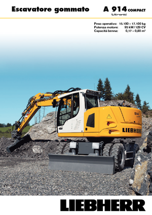 व्हील एक्सकेवेटर Liebherr A 914 Compact Litronic
