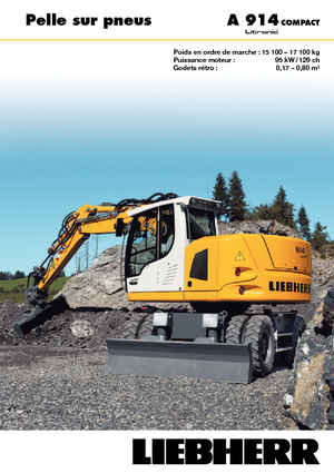 व्हील एक्सकेवेटर Liebherr A 914 Compact Litronic