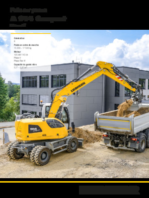 व्हील एक्सकेवेटर Liebherr A 914 Compact Litronic G6.0