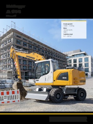 व्हील एक्सकेवेटर Liebherr A 914 Litronic G6.0