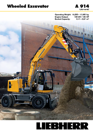 व्हील एक्सकेवेटर Liebherr A 914 Litronic