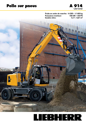 व्हील एक्सकेवेटर Liebherr A 914 Litronic