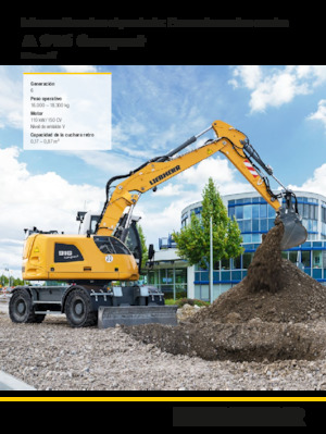 व्हील एक्सकेवेटर Liebherr A 916 Compact Litronic G6.0