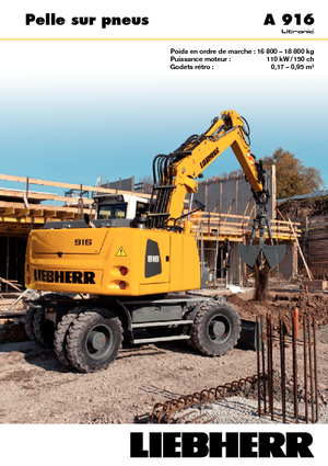 व्हील एक्सकेवेटर Liebherr A 916 Litronic