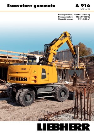 व्हील एक्सकेवेटर Liebherr A 916 Litronic