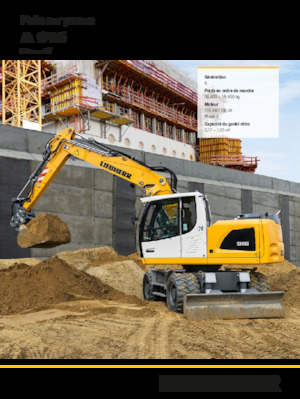व्हील एक्सकेवेटर Liebherr A 916 Litronic