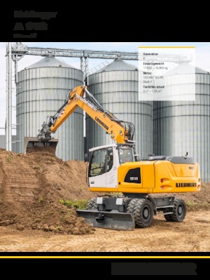 व्हील एक्सकेवेटर Liebherr A 918 Litronic