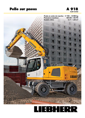 व्हील एक्सकेवेटर Liebherr A 918 Litronic