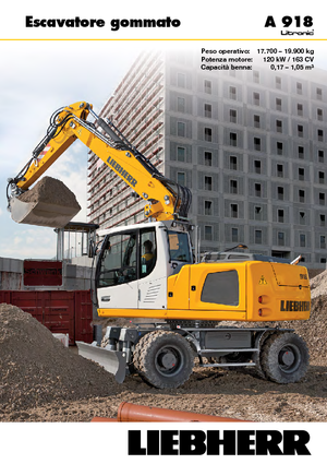 व्हील एक्सकेवेटर Liebherr A 918 Litronic
