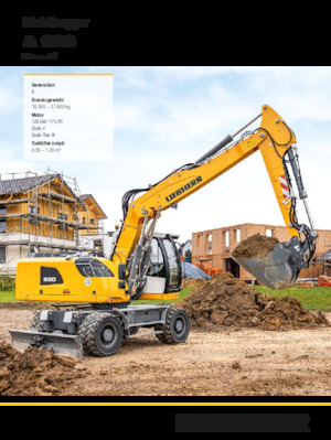 व्हील एक्सकेवेटर Liebherr A 920 Litronic