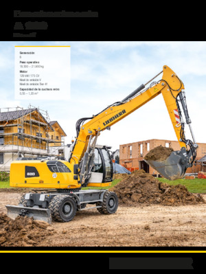 व्हील एक्सकेवेटर Liebherr A 920 Litronic