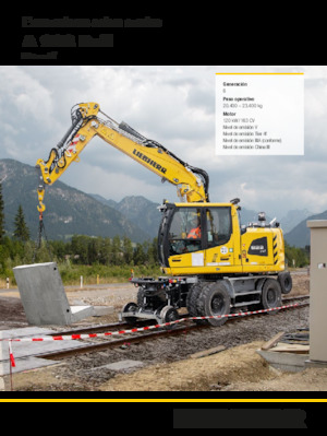 व्हील एक्सकेवेटर Liebherr A 922 Rail Litronic G6.0
