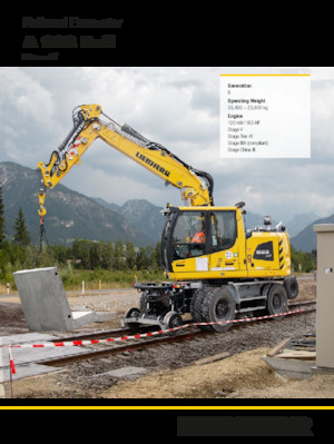 व्हील एक्सकेवेटर Liebherr A 922 Rail Litronic G6.0