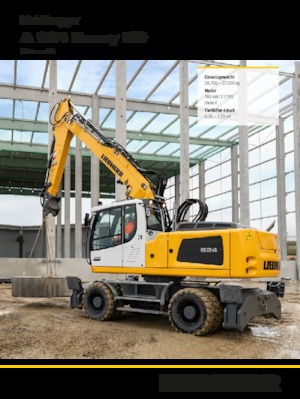 व्हील एक्सकेवेटर Liebherr A 924 Litronic Heavy Lift G6.0