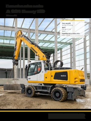 व्हील एक्सकेवेटर Liebherr A 924 Litronic Heavy Lift G6.0