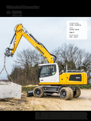 व्हील एक्सकेवेटर Liebherr A 924 Litronic