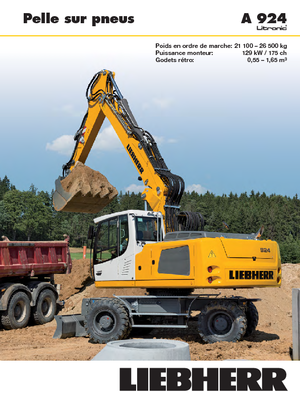 व्हील एक्सकेवेटर Liebherr A 924 Litronic