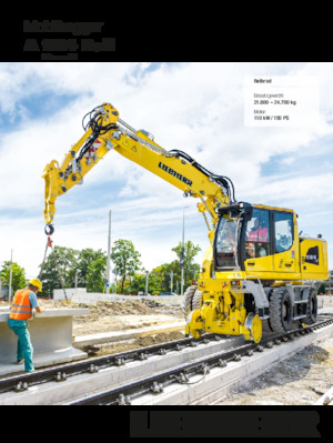 व्हील एक्सकेवेटर Liebherr A 924 Rail Litronic