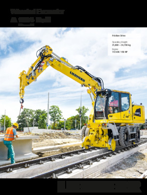 व्हील एक्सकेवेटर Liebherr A 924 Rail Litronic