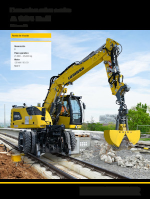 व्हील एक्सकेवेटर Liebherr A 924 Rail Litronic G6.0