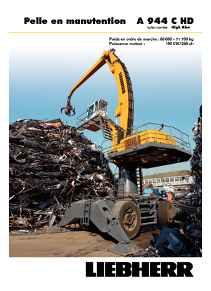व्हील एक्सकेवेटर Liebherr A 944 C HD Litronic High Rise