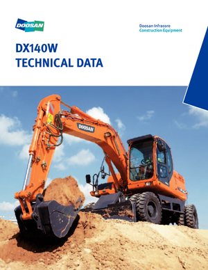 व्हील एक्सकेवेटर Doosan DX 140 W