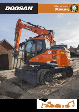 व्हील एक्सकेवेटर Doosan DX165W-5