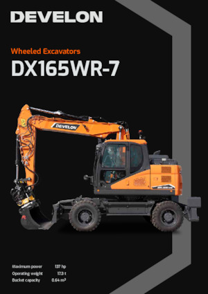 व्हील एक्सकेवेटर Develon DX165WR-7 