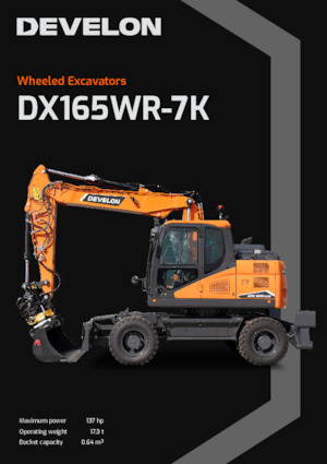 व्हील एक्सकेवेटर Develon DX165WR-7K