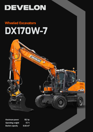 व्हील एक्सकेवेटर Develon DX170W-7 