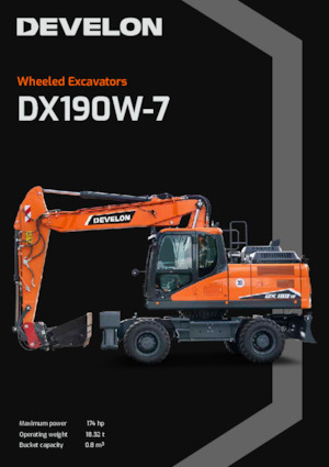 व्हील एक्सकेवेटर Develon DX190W-7 