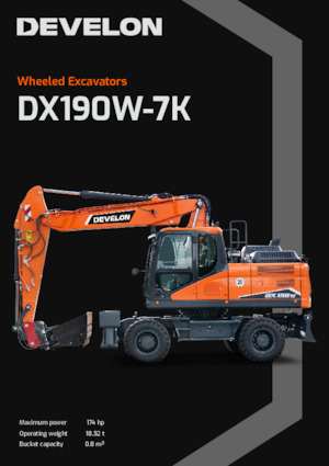व्हील एक्सकेवेटर Develon DX190W-7K
