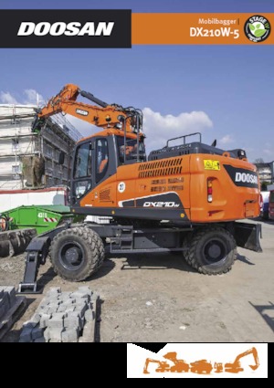 व्हील एक्सकेवेटर Doosan DX210W-5