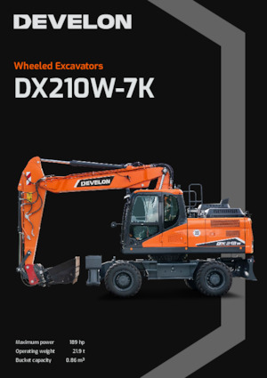 व्हील एक्सकेवेटर Develon DX210W-7K