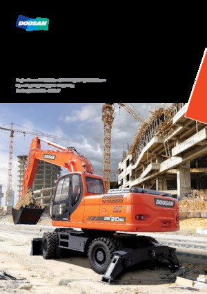 व्हील एक्सकेवेटर Doosan DX210WA
