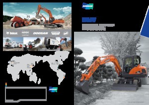 व्हील एक्सकेवेटर Doosan DX55W