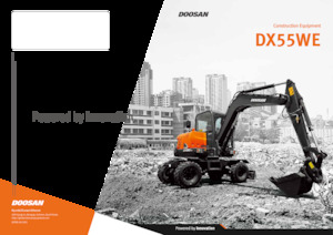 व्हील एक्सकेवेटर Doosan DX55WE