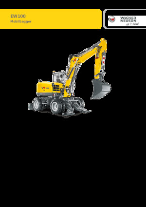 व्हील एक्सकेवेटर Wacker Neuson EW 100