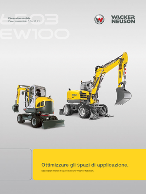 व्हील एक्सकेवेटर Wacker Neuson EW 100