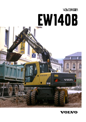 व्हील एक्सकेवेटर Volvo EW140B